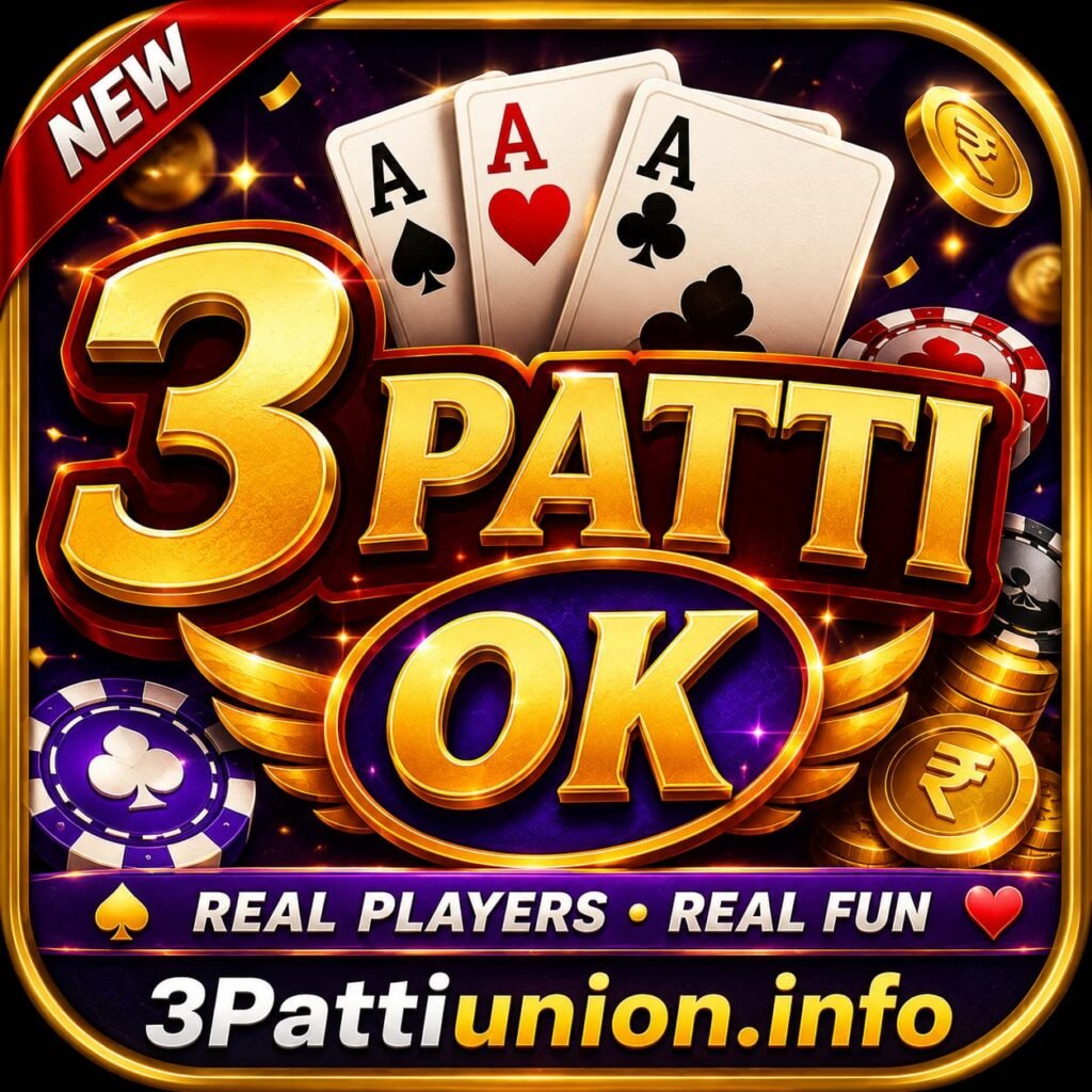 3 Patti OK Enjoy Smooth & Easy Teen Patti Gaming